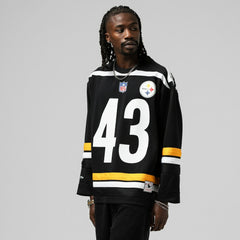 Troy Polamalu Maxxed Out Fashion Hockey Jersey - Pittsburgh Steelers Jerseys