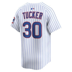 White Kyle Tucker Chicago Cubs Nike Home Limited Player Jersey