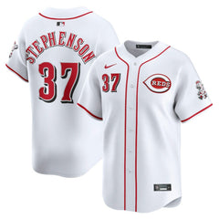 White Tyler Stephenson Cincinnati Reds Nike Home Limited Player Jersey