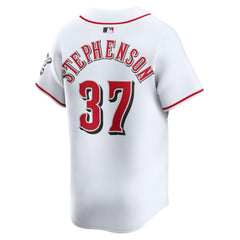 White Tyler Stephenson Cincinnati Reds Nike Home Limited Player Jersey