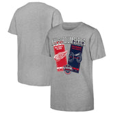 NHL Youth 2025 NHL Stadium Series Columbus Blue Jackets vs. Detroit Red Wings Matchup T-Shirt