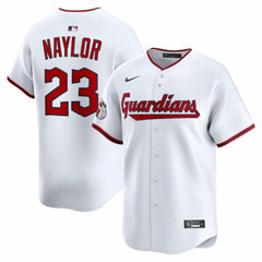White Bo Naylor Cleveland Guardians Nike Home Limited Player Jersey