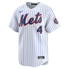 White Francisco Alvarez New York Mets Nike Home Limited Player Jersey