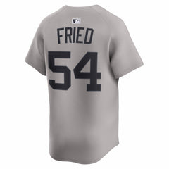 Gray Max Fried New York Yankees Nike Road Limited Player Jersey