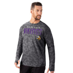 MSX by Michael Strahan Performance Camo Long Sleeve T-Shirt - Minnesota Vikings T-shirts