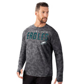 MSX by Michael Strahan Performance Camo Long Sleeve T-Shirt - Philadelphia Eagles T-shirts