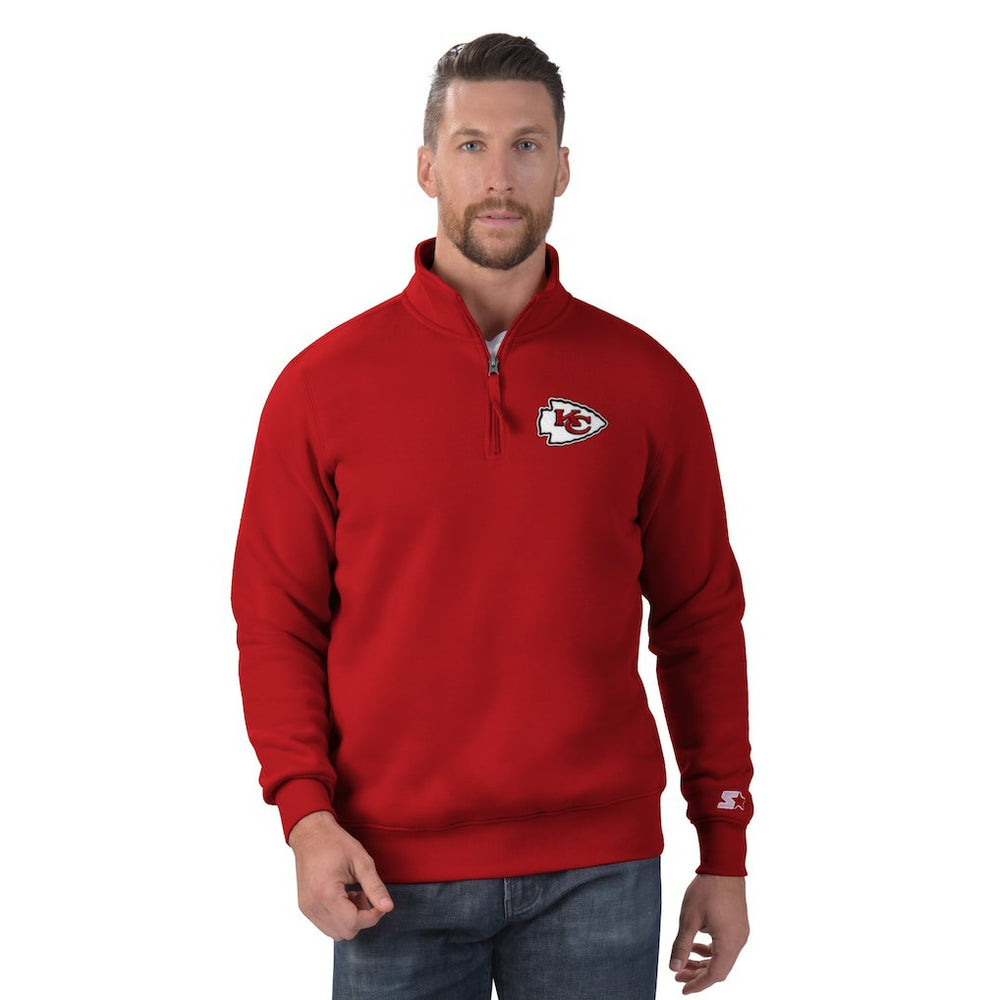 Starter Classic Quarter-Zip Pullover Sweatshirt - Kansas City Chiefs Pullover