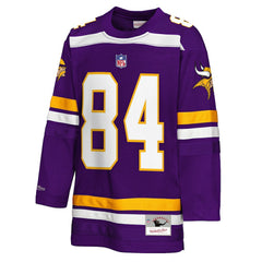 Randy Moss Youth Hockey Fashion Jersey - Minnesota Vikings Jerseys