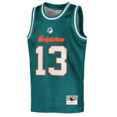 Dan Marino Youth Retired Player NFL Basketball Fashion Jersey - Miami Dolphins Jerseys