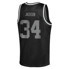 Bo Jackson Youth Retired Player NFL Basketball Fashion Jersey - Las Vegas Raiders Jerseys