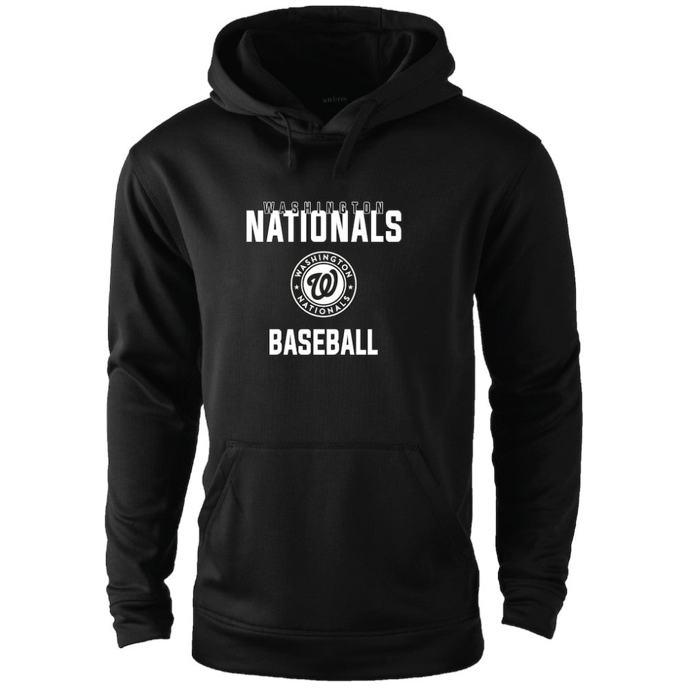 Black Washington Nationals Dunbrooke Champion Pullover Hoodie