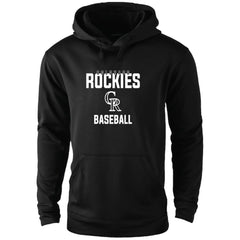 Black Colorado Rockies Dunbrooke Champion Pullover Hoodie