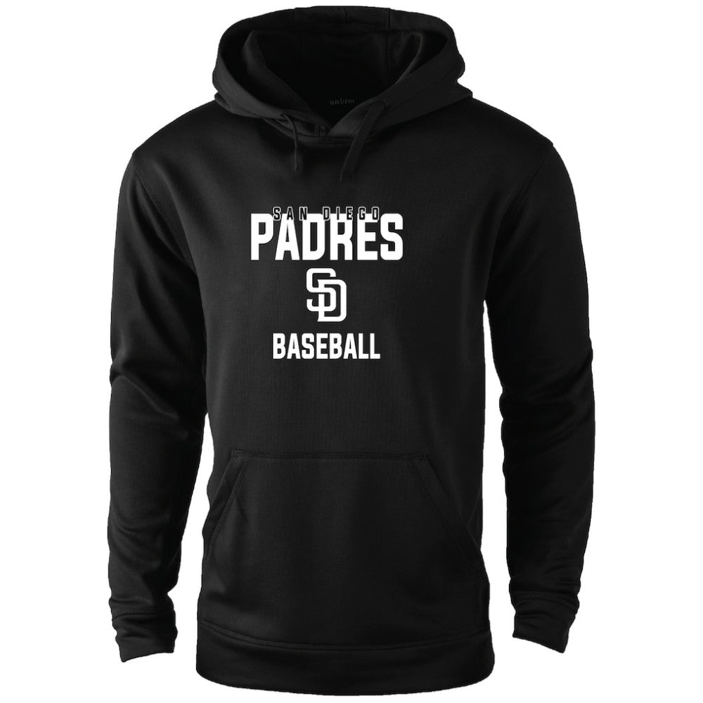 Black San Diego Padres Dunbrooke Champion Pullover Hoodie