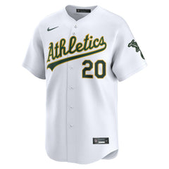 White Zack Gelof Athletics Nike Home Limited Player Jersey