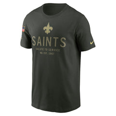 2025 Salute to Service Sideline Primary Edge Dri-FIT T-Shirt - New Orleans Saints T-shirts