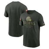 2025 Salute to Service Sideline Primary Edge Dri-FIT T-Shirt - Cleveland Browns T-shirts