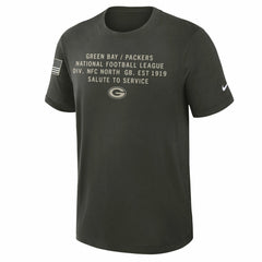 2025 Salute to Service Sideline Slub Dri-FIT T-Shirt - Green Bay Packers T-shirts