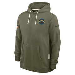 2025 Salute to Service Sideline Standard Issue Dri-FIT Hoodie - Los Angeles Chargers Hoodies