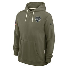 2025 Salute to Service Sideline Standard Issue Dri-FIT Hoodie - Las Vegas Raiders Hoodies