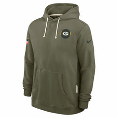 Big & Tall 2025 Salute to Service Sideline Dominant Force Dri-FIT Hoodie - Green Bay Packers Hoodies