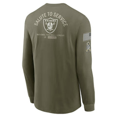 2025 Salute to Service Sideline Long Sleeve T-Shirt - Las Vegas Raiders T-shirts