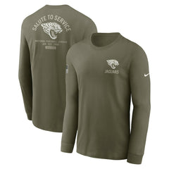 2025 Salute to Service Sideline Long Sleeve T-Shirt - Jacksonville Jaguars T-shirts