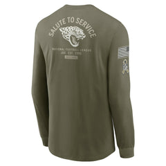 2025 Salute to Service Sideline Long Sleeve T-Shirt - Jacksonville Jaguars T-shirts