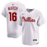 White Brandon Marsh Philadelphia Phillies Nike Home Limited Player Jersey