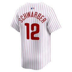 White Kyle Schwarber Philadelphia Phillies Nike Home Limited Player Jersey