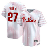 White Aaron Nola Philadelphia Phillies Nike Home Limited Player Jersey