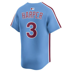 Light Blue Bryce Harper Philadelphia Phillies Nike Alternate Limited Player Jersey
