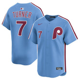 Light Blue Trea Turner Philadelphia Phillies Nike Alternate Limited Player Jersey
