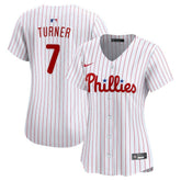 White Trea Turner Philadelphia Phillies Nike Women's Home Limited Player Jersey