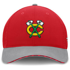 NHL Chicago Blackhawks Fanatics Fundamentals Span Flex Hat