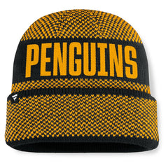 NHL Pittsburgh Penguins Fanatics Fundamentals Shelter Cuffed Knit Hat
