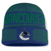 NHL Vancouver Canucks Fanatics Fundamentals Shelter Cuffed Knit Hat