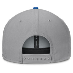 NHL New York Rangers Fanatics Fundamentals Duo Split Logo Snapback Hat