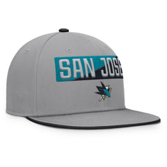 NHL San Jose Sharks Fanatics Fundamentals Duo Split Logo Snapback Hat