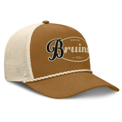 NHL Boston Bruins Fanatics Heritage Fetch A-Frame Trucker Adjustable Hat