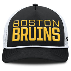 NHL Boston Bruins Fanatics Heritage Dutch A-Frame Trucker Adjustable Hat