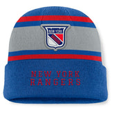 NHL New York Rangers Fanatics Heritage Varsity Cuffed Knit Hat