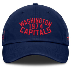 NHL Washington Capitals Fanatics Fundamentals Archer Adjustable Hat