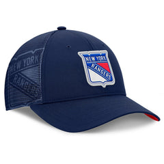 NHL New York Rangers Fanatics Authentic Pro Home Ice Trucker Adjustable Hat