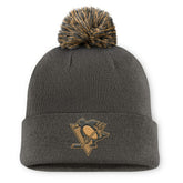 NHL Pittsburgh Penguins Fanatics Authentic Pro Military Appreciation Cuffed Knit Hat with Pom