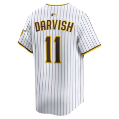 White Yu Darvish San Diego Padres Nike Home Limited Player Jersey