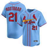 Light Blue Lars Nootbaar St. Louis Cardinals Nike Alternate Limited Jersey