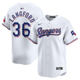 White Wyatt Langford Texas Rangers Nike Home Limited Player Jersey