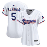 White Corey Seager Texas Rangers Nike Women's Home Limited Player Jersey