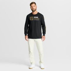 NHL Vegas Golden Knights Fanatics Goal Crease Legacy Long Sleeve T-Shirt