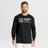 NHL Los Angeles Kings Fanatics Goal Crease Legacy Long Sleeve T-Shirt